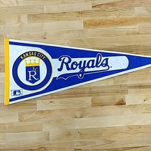 Vintage 1990s Kansas City Royals MLB Pennant